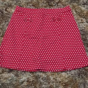 Gymboree Valentines skirt
